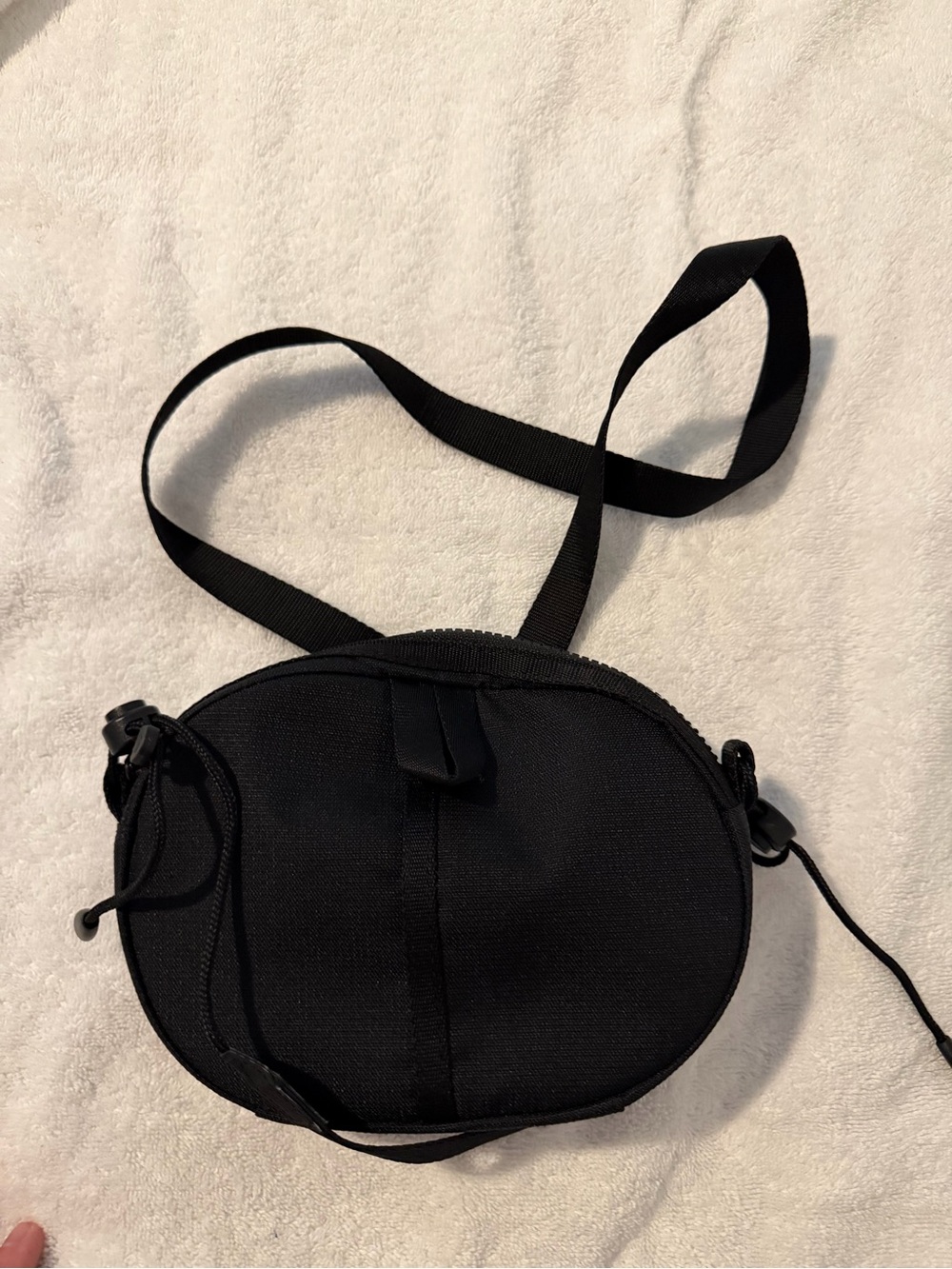 Puma Black Crossbody Canvas Oval Bag
